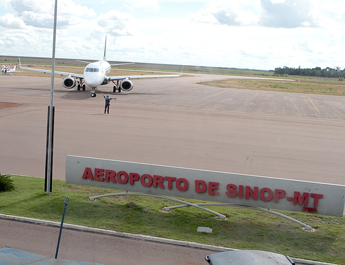 Aeroporto de Sinop tem queda de 10% no número de passageiros e segue sendo 2º maior do Estado