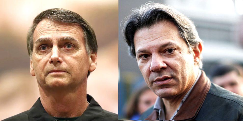 Resultado de imagem para Datafolha para presidente, votos vÃ¡lidos: Bolsonaro, 56%; Haddad, 44%