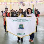 Rosana Martinelli inauguração quadra escola Lindolfo setembro 2019 (Ademir Specht/assessoria)
