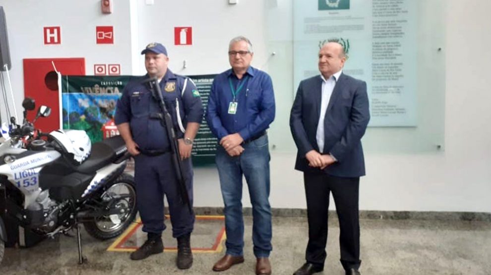 Guarda Municipal de Lucas do Rio Verde recebe 6 novas motos e espingardas Só Notícias