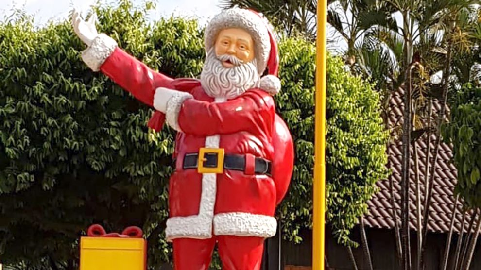 Empresários constroem estátua de 3 metros do Papai Noel para fortalecer turismo no Nortão – Só Notícias Empresários constroem estátua de 3 metros do Papai Noel para fortalecer turismo no Nortão – Só Notícias