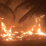 Querência residência destruída incêndio fogo chamas 2 – novembro 2019 (divulgação)