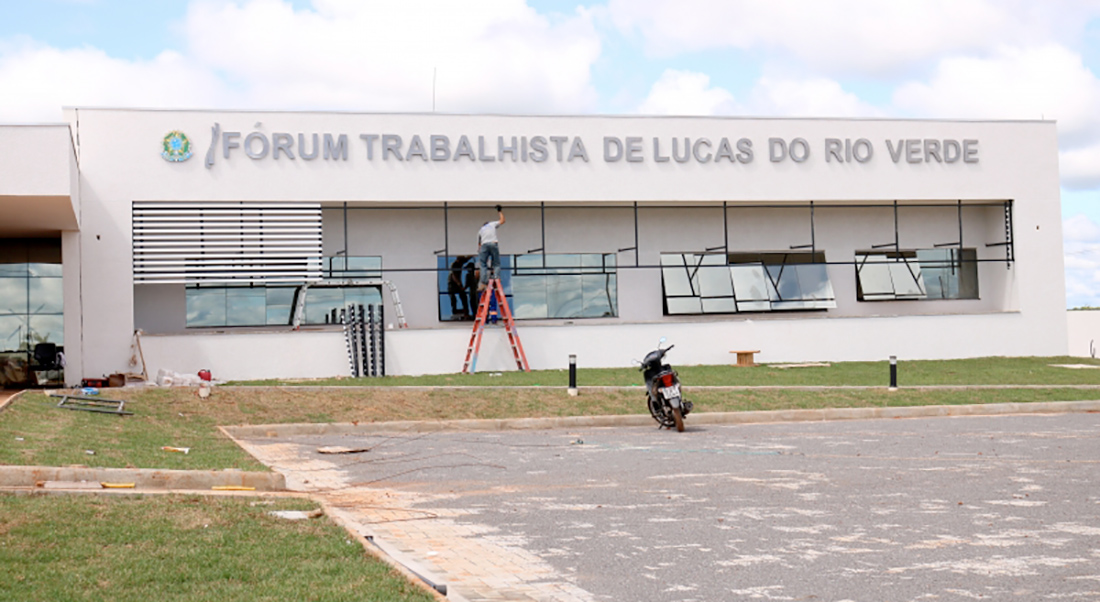 Laboratorio Em Lucas Do Rio Verde Novo Fórum Trabalhista de Lucas do Rio Verde será inaugurado na 2ª Só