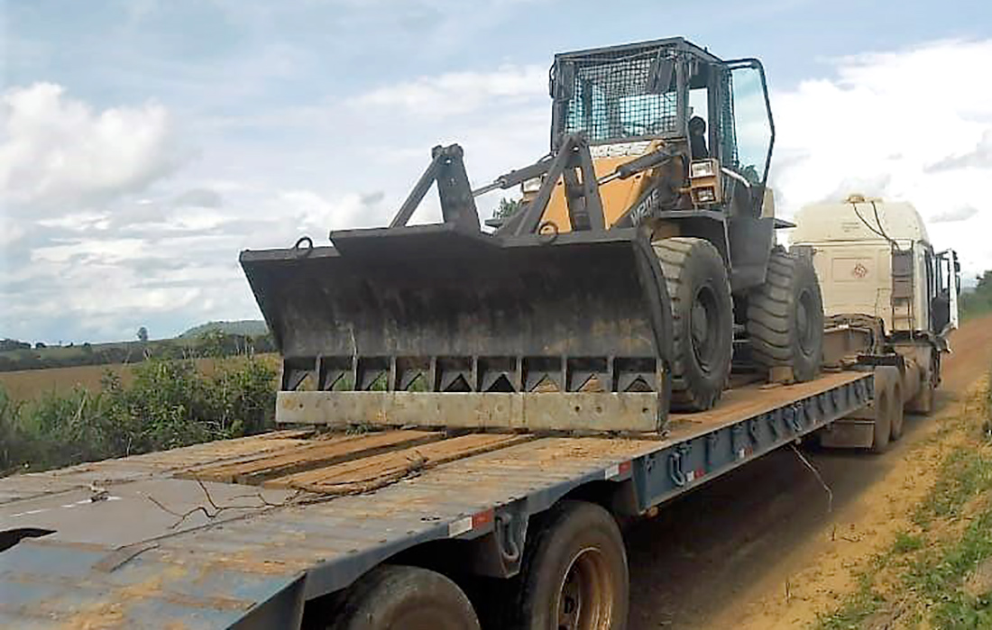 Sema realiza retirada de maquin&aacute;rio utilizado em desmatamento ilegal em  Mato Grosso | S&oacute; Not&iacute;cias