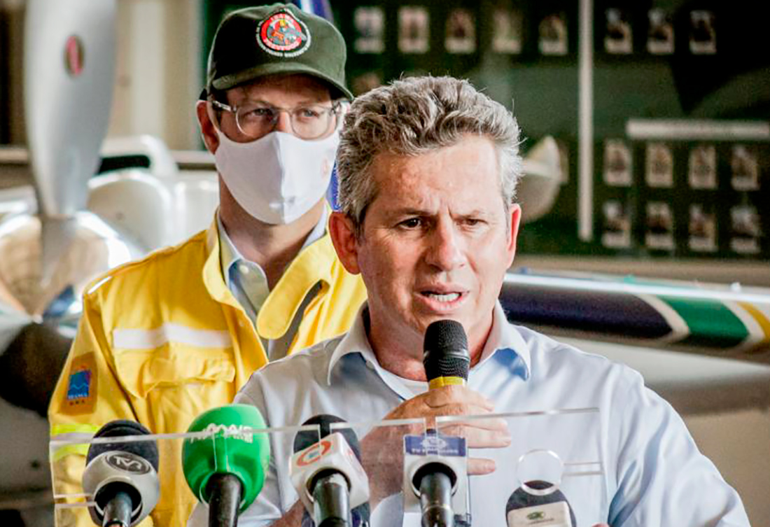 Quem está cometendo crime ambiental em Mato Grosso não dormirá sossegado, diz governador Só Quem está cometendo crime ambiental em Mato Grosso não dormirá sossegado, diz governador Só