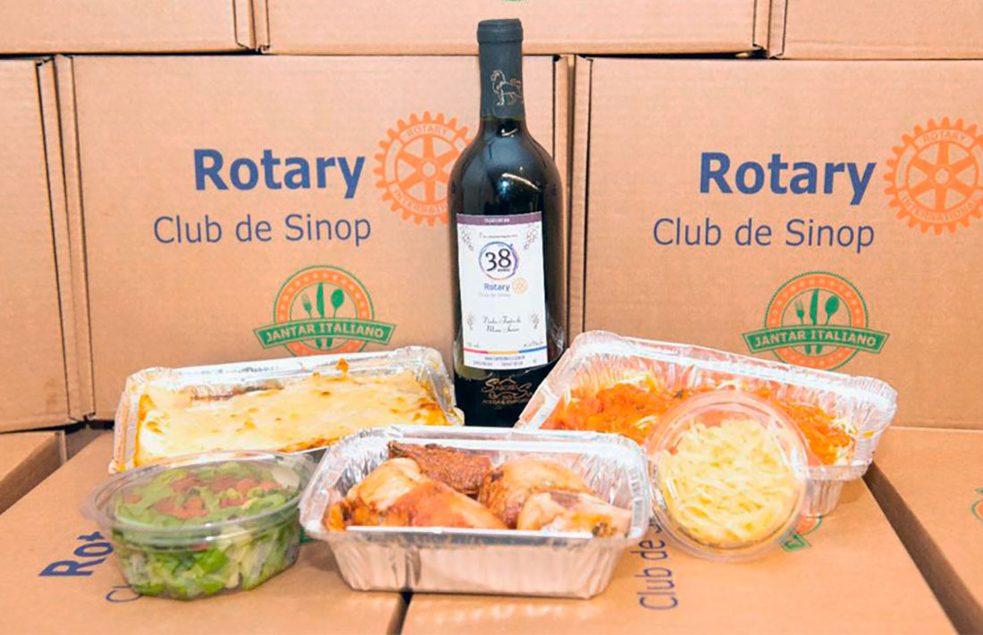 Rotary de Sinop promove jantar beneficente italiano
