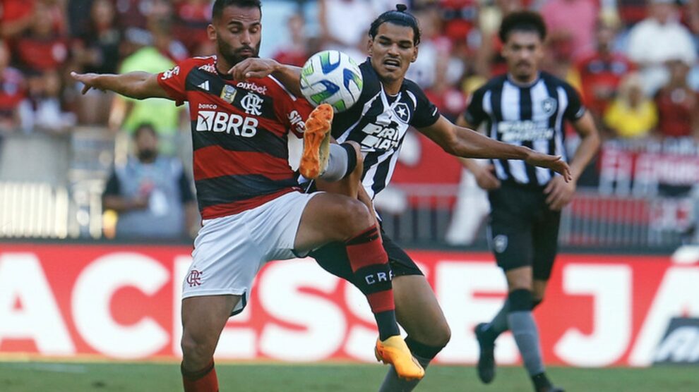 Botafogo vence Flamengo e assume liderança do Brasileirão