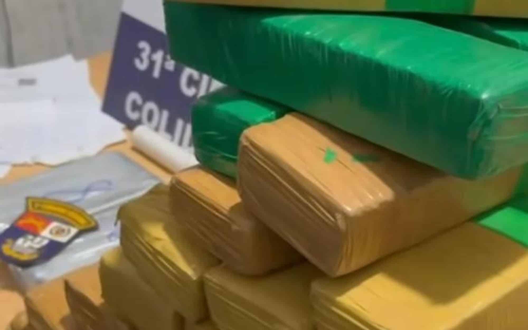 Polícia apreende 35 tabletes de drogas e prende dois em Colíder