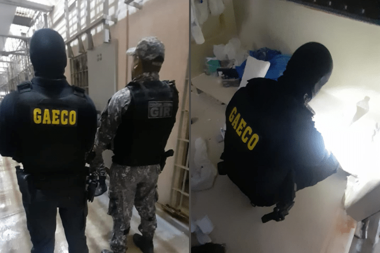GAECO faz busca em presídio após réu fazer sinal ligado a facção ...