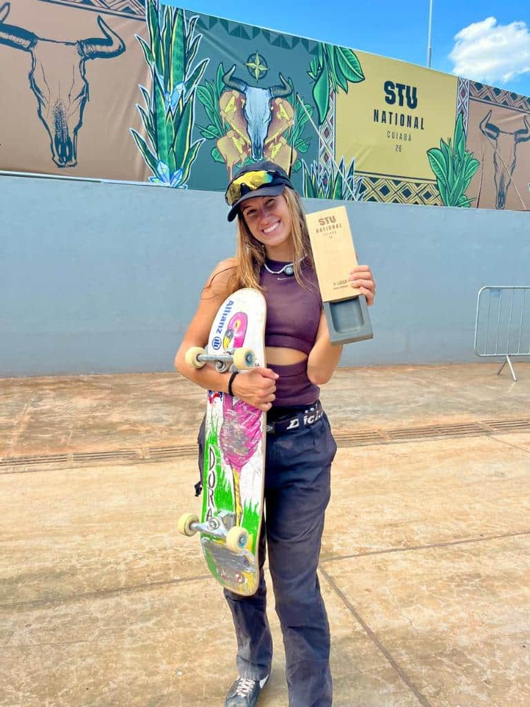 Atleta olímpica elogia pista de skate inédita em Mato Grosso