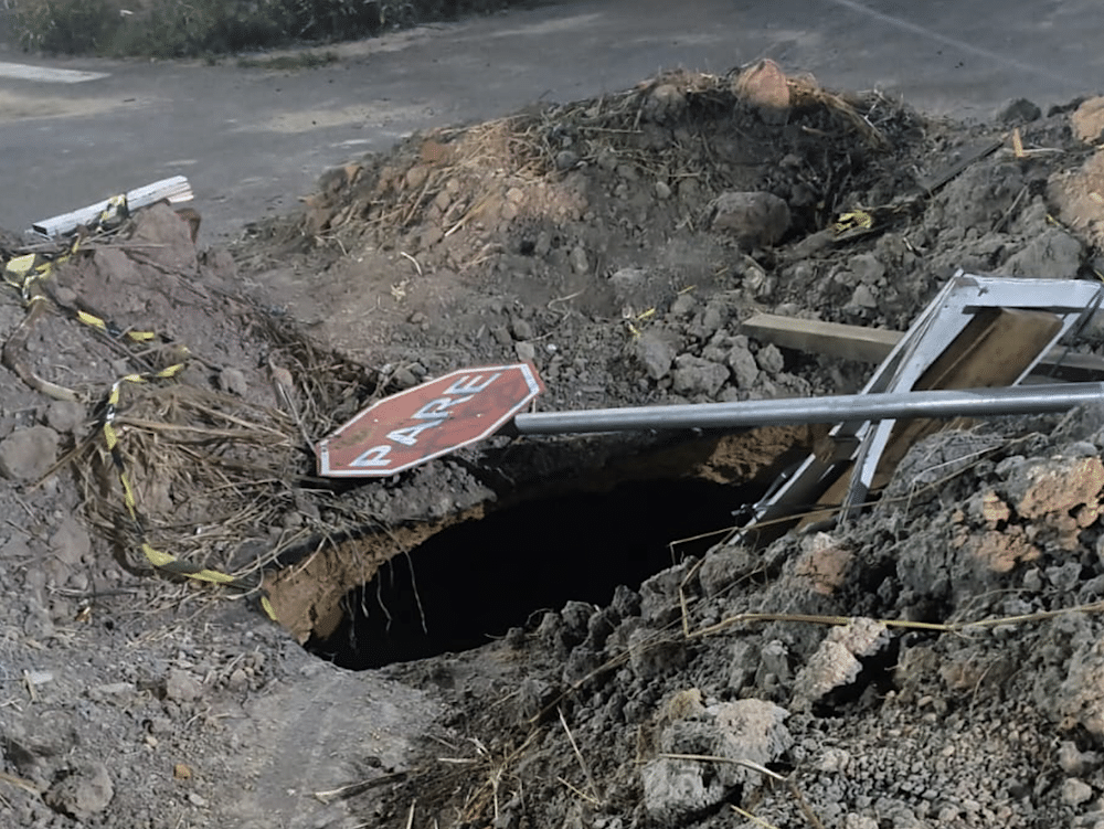 Cratera em Sinop: Asfalto Cede e Ameaça Moradores Há Mais de 30 Dias