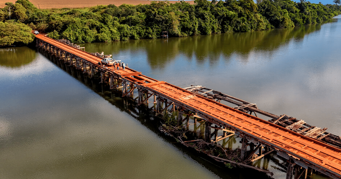 Ponte de concreto sobre Rio dos Peixes terá planejamento ambiental