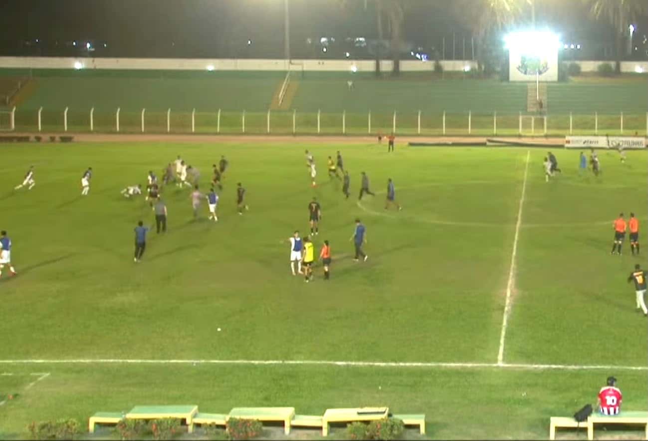 Jogo do Sub-20 termina em briga generalizada com várias expulsões