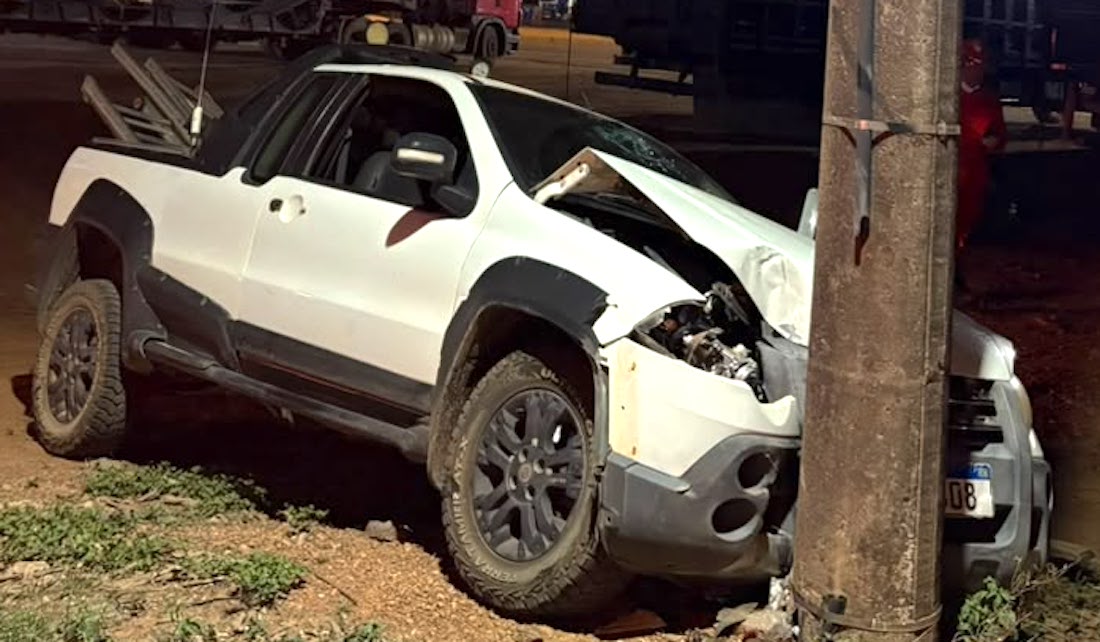 Accidente en MT-208: Joven conductor herido tras chocar contra poste bajo sospecha de consumo de alcohol