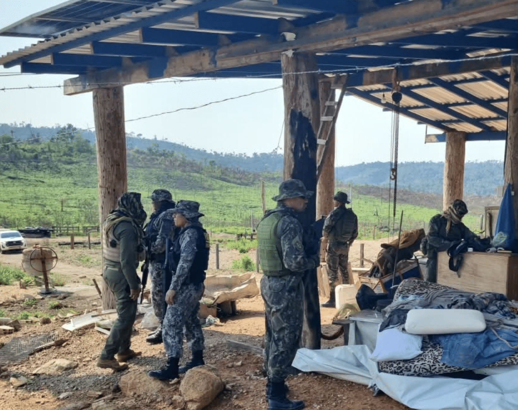 Polícia apreende armas e constata desmatamento em Aripuanã, MT