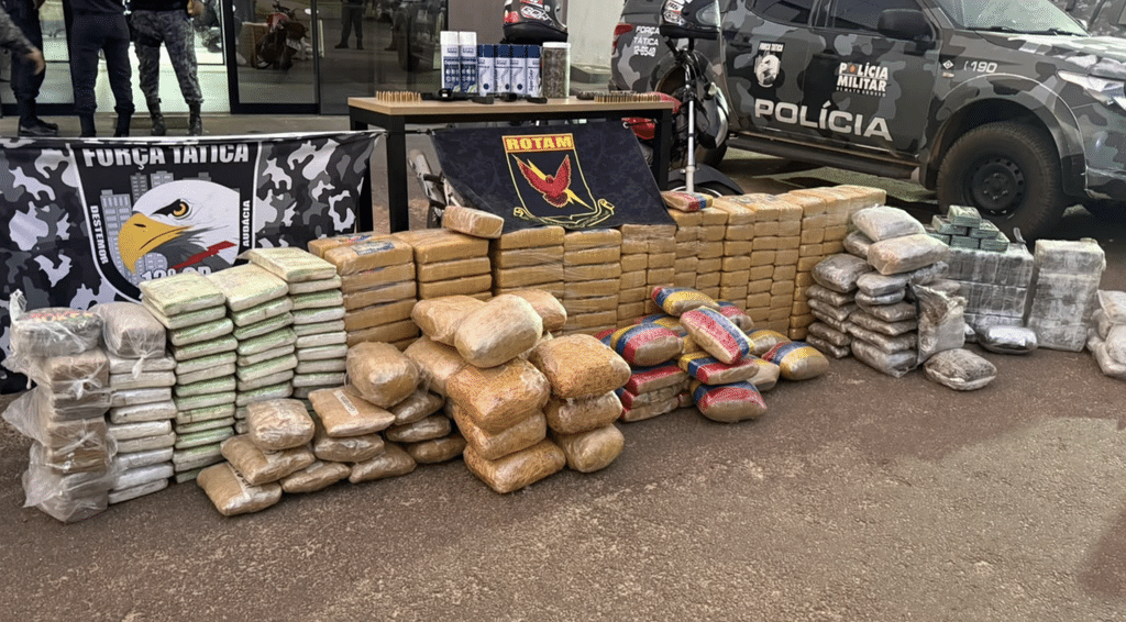 Polícia apreende drogas e armas em casas-cofre de Pontes e Lacerda, MT