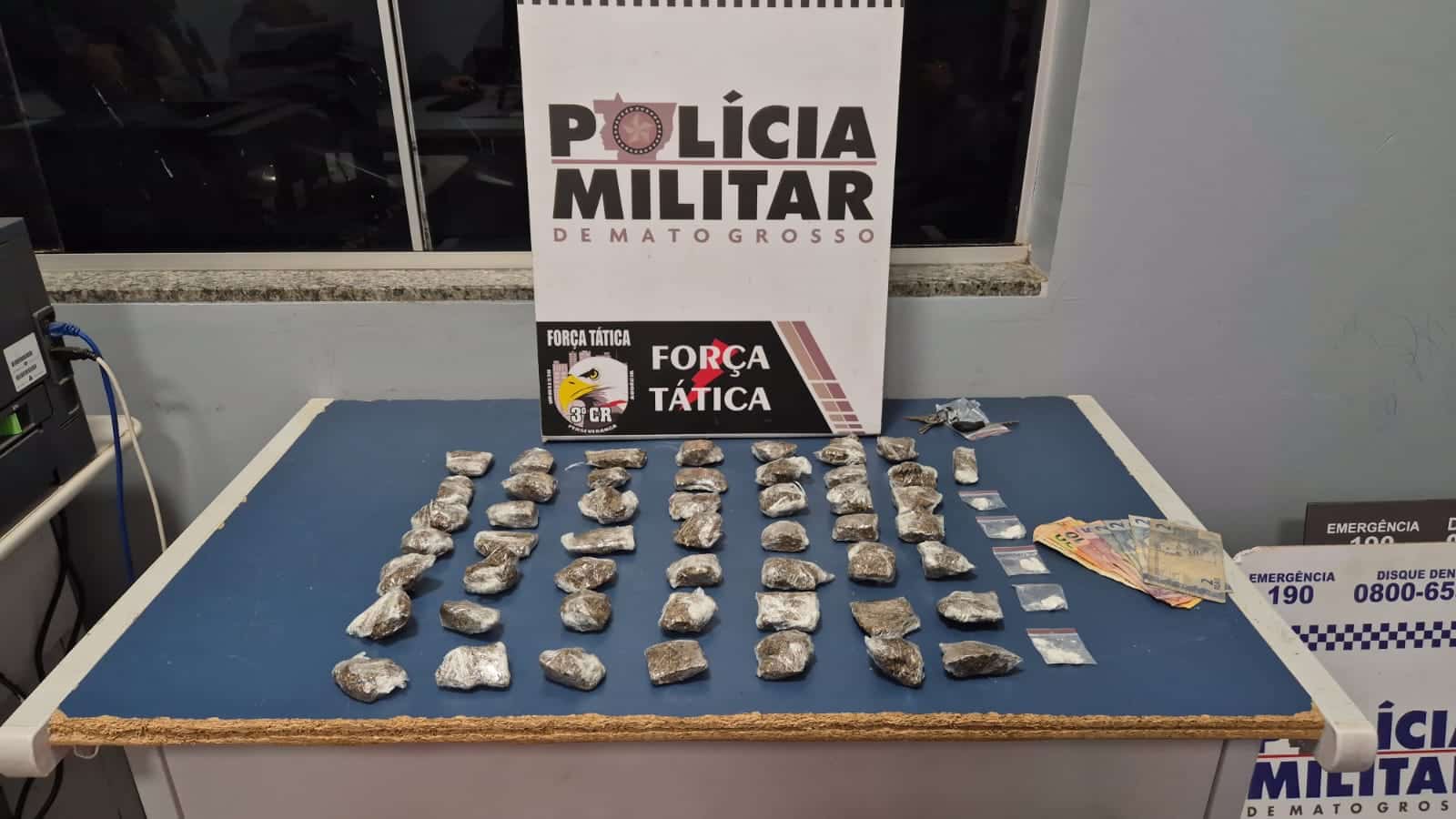 Força Tática prende homem com drogas em Sinop, Mato Grosso