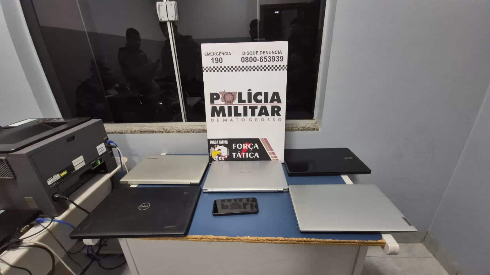 Força Tática recupera notebooks e celulares furtados em Sinop, MT