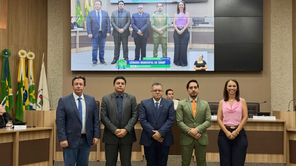 Toninho é eleito presidente da Câmara Municipal em Sinop, MT